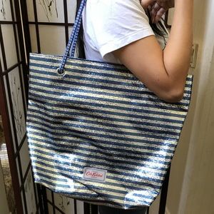Cate Kidston Sparkling silver and blue Tote bag